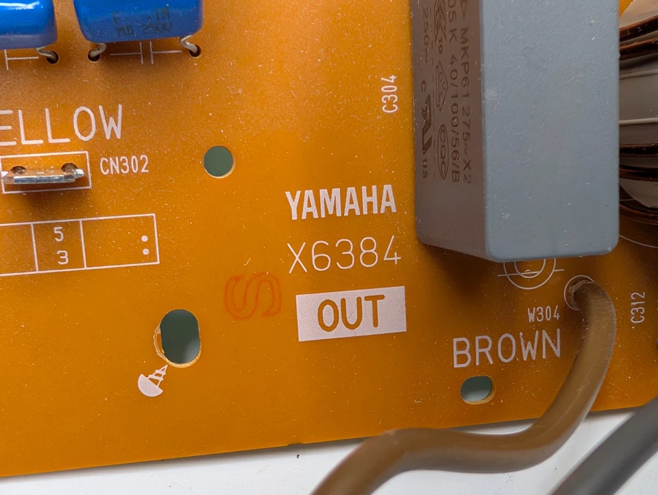 雅马哈 X6384 电子电路板 PCB 音频设备维修部件 F6 — 第 2/4 张图片