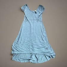 Gap NWT Womens L Grey Rayon Dress Cozy Asymmetrical