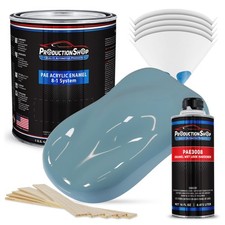 Productionshop High Gloss Glacier Blue Acrylic Enamel Gallon Kit Auto Paint Productionshop High Gloss Glacier Blue Acrylic Enamel Gallon Kit Auto Paint
