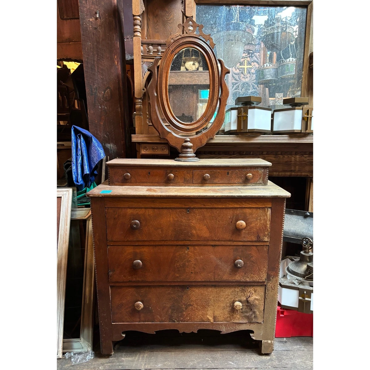 antique brown dresser Dark Brown Antique Wooden Tansu Dresser Chest main image 0