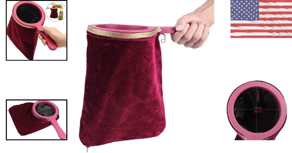 Kids Velvet Magic Change Bag - Surprise Your Audience with Every Performance! - Image 2 of 4