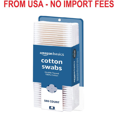 Amazon Basics Double-Tipped Cotton Swabs for Personal Hygiene and Baby Care, Cot