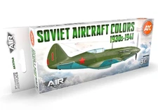 AK Interactive AK11740 Soviet Aircraft Colors 1930S-1941 3G Acrylic Paints