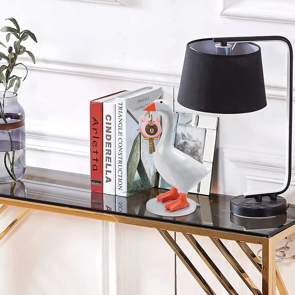 Magnetic Goose Key Holder Cute Home Decor Kawaii Room Office Table Desk Aesth... - Image 4 of 4