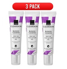 3 Pack Avon Clearskin Blemish Clearing Spot On Instant Gel -15ml/0.5 fl oz