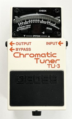Boss Tu-3 Chromatisches Stimmpedal für Gitarre - Weiß KOSTENLOSER VERSAND