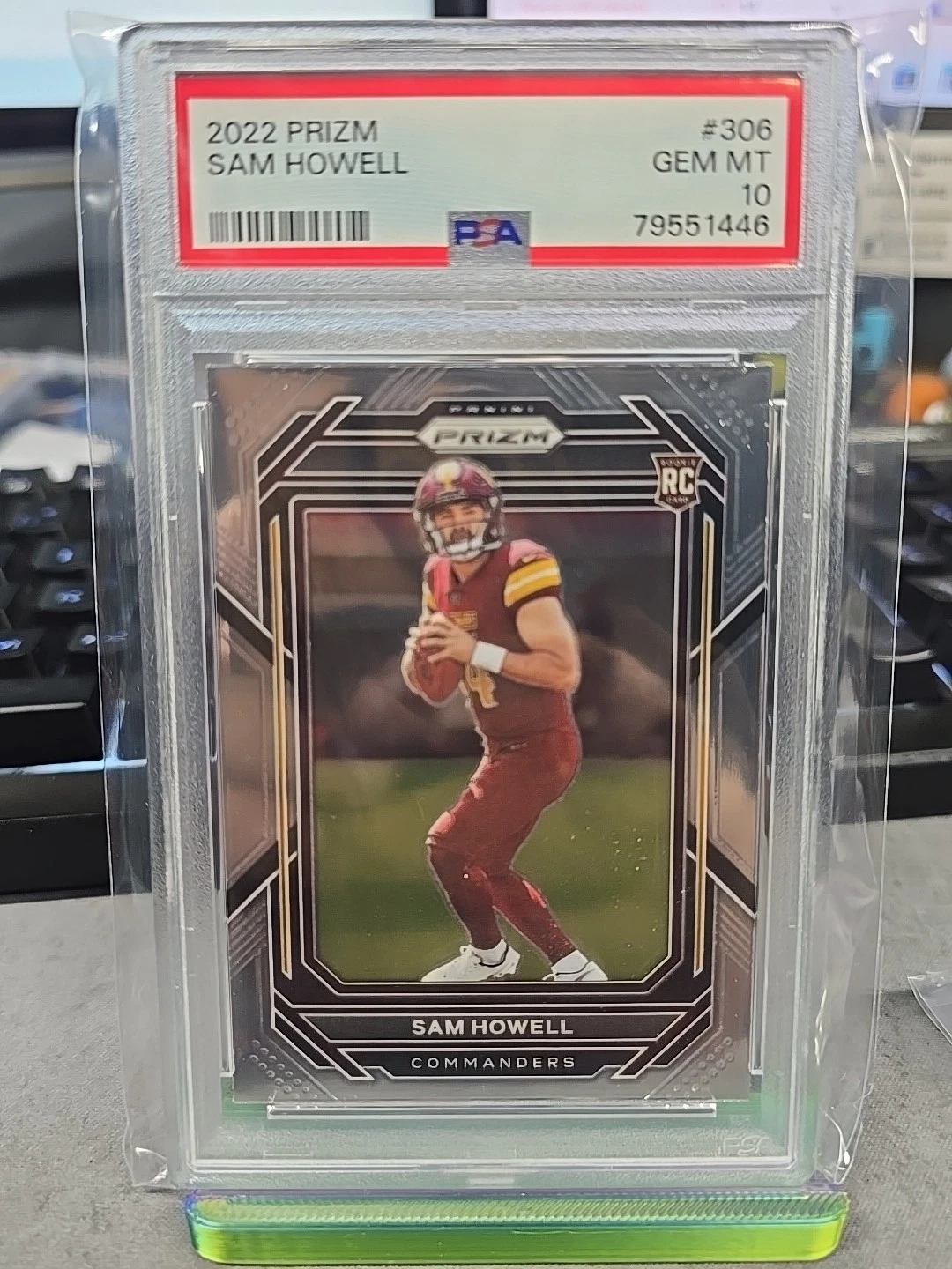 Sam Howell trading card