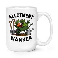 Gift Base Keramik Kaffeetasse 15Oz GroßE Teetasse Weiß Crazy Gardening