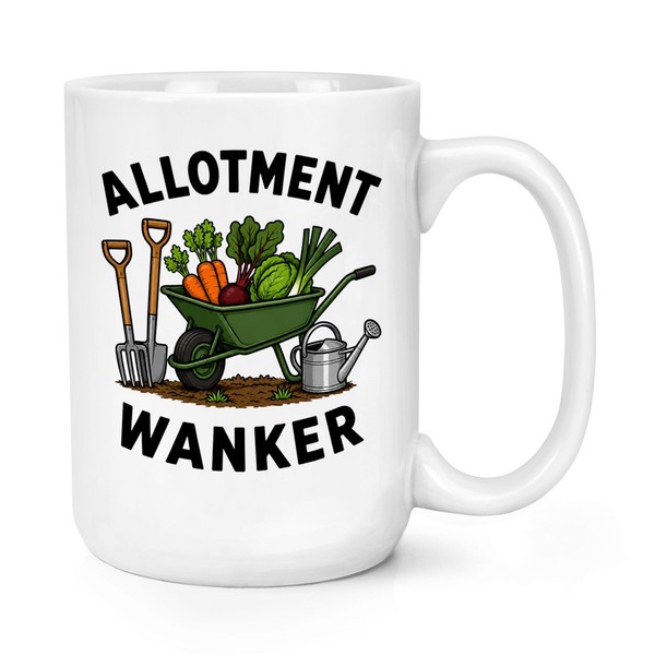 Gift Base Keramik Kaffeetasse 15Oz GroßE Teetasse Weiß Crazy Gardening-image