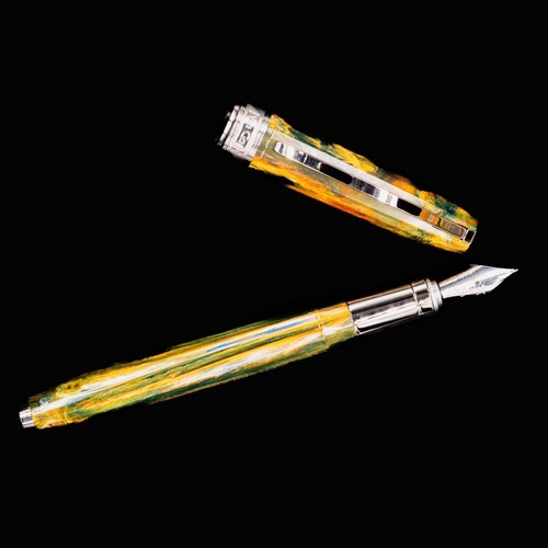 Visconti Van Gogh Fountain Pen - Cafe Terrace at Night - 第 6/14 張圖片