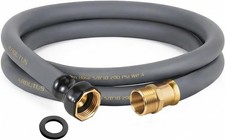 Garden Hose 5/8" x 10ft Brass Rubber Heavy Duty Water Hose 600 PSI Burst