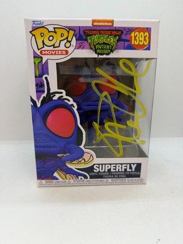 Ice Cube Signed Funko Pop TMNT Mutant Mayhem Supafly #1393  ACOA