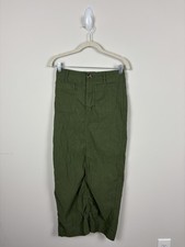 Maeve Anthropologie the Colette Pencil Maxi Skirt Size XS Green High Waist Split