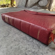 VTG Cambridge KJV Holy Bible Concordance French Morocco CLEAN DEDICATION!