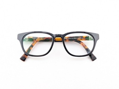 Modo Eyeglasses Frames Only, mod. MC044, 49-18-140, Black/Brown, Made in Japan