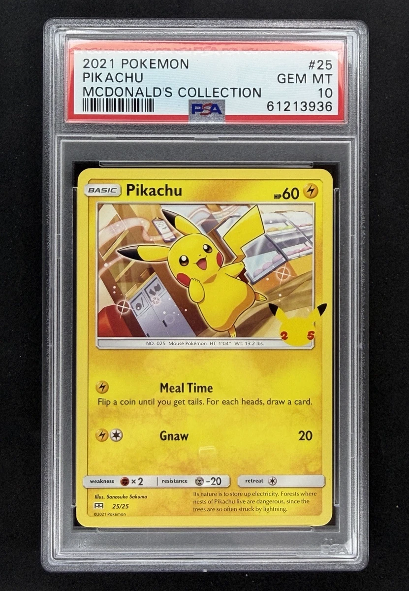 Pikachu 025/025 McDonald's 25th Anniversary for sale | eBay