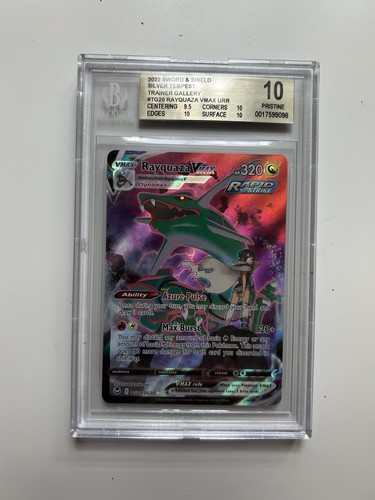 Pokemon Rayquaza VMAX TG20/TG30 Silver Tempest TG Holo BGS 10 2022