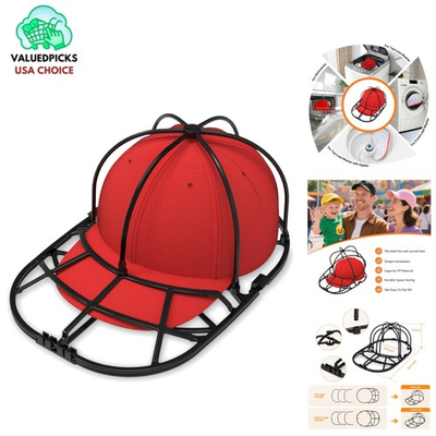 #ad Effortless Hat Cleaner Cage Protects Caps in Washer amp; Dishwasher Safe $13.99