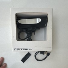 Lezyne Mega Drive 1400 Lumen LED USB Aluminium Bike Light Black/Silver