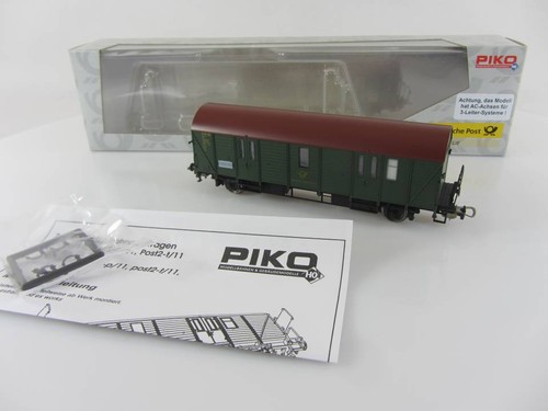 PIKO 5448 3/10 Postwagen Bahnpostwagen neuwertig mit Verpackung, AC-Achsen | Zustand: Gebraucht
