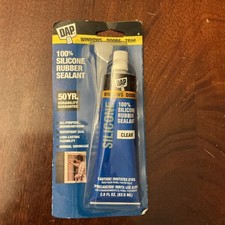 Dap 00752 Windows And Doors All Purpose  100% Silicone Rubber Sealant Clear