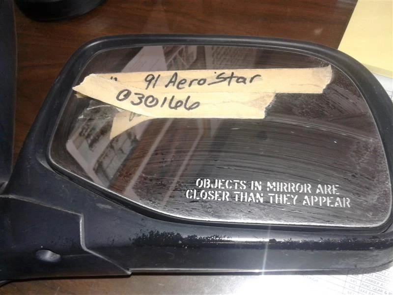 Passenger Side View Mirror Power Door Pillar Mounted Fits 88-97 AEROSTAR 49748 - Image 2 of 4