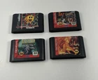 Sega Genesis Video Games Bundle Lot (4) Ms. Pac Man Ecco Taz Escape Lion King