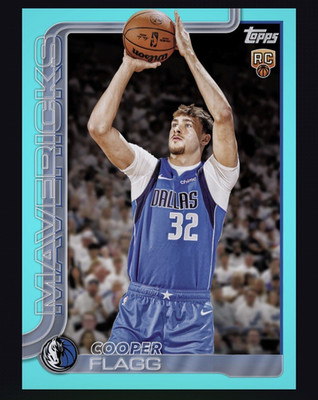 2025-26 TOPPS NBA Flagship Aqua- Rookie RC - COOPER FLAGG (Topps NBA DigitalCard