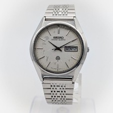 SEIKO Grand Quartz 9943-8010 Twin Quartz Watch Authentic Used