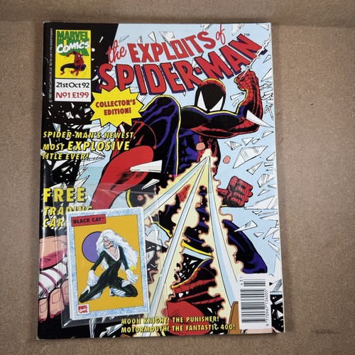The Exploits Of Spider-Man Comic #1 - 21. Oktober 1992 UK Marvel - Free Trading Cards