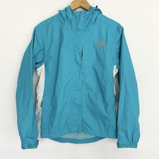 The North Face HyVent Windbreaker Jacket Womens M Hood Outdoor Trails Rain Coat