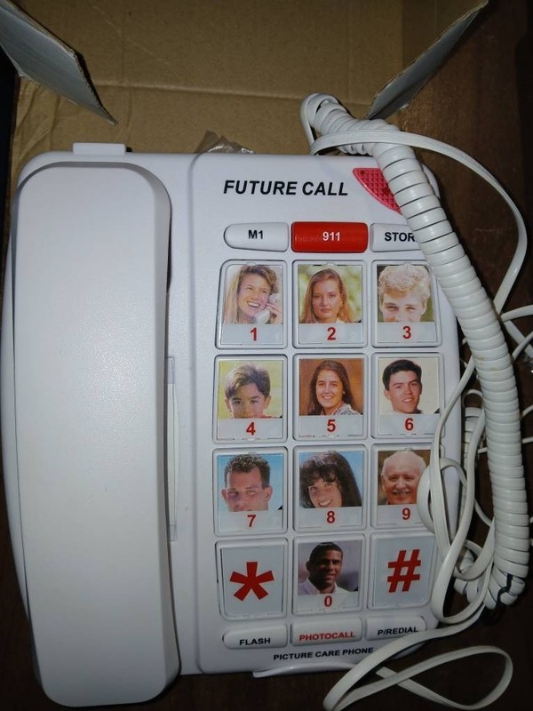 Future Call FC-1007 Picture Memory Amplified Corded Phone for Senior Citizens