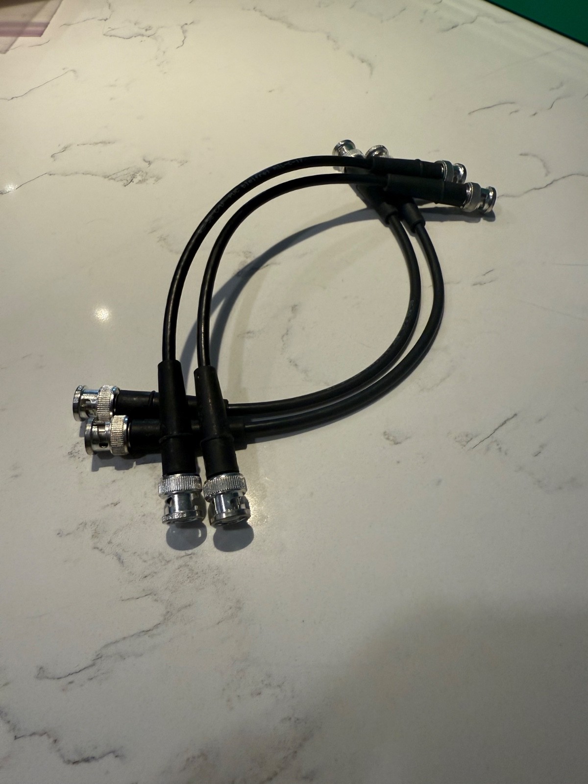 4x BNC 1 ftWireless Mic Antenna Patch Cables RG58 50 ohm for Shure Sennheiser AT