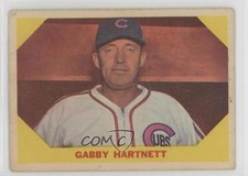 1960 Fleer Baseball Greats Gabby Hartnett #29 HOF fm0