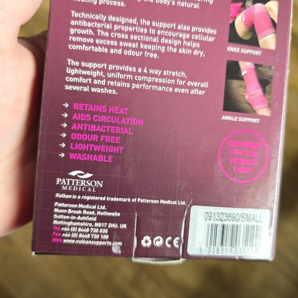 105f Vulkan Advanced Elastic Elbow Support With Nano Flextra Pink small - Image 3 of 4