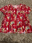 Women's Disney "Tinkerbell" scrub top size 2X/2XG — photo 1