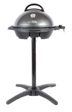 Image of George Foreman Large Indoor or Outdoor Electric Grill with Stand Black - 22460