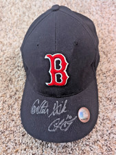Boston Red Sox Cap Autographed Carlton Fisk and Coco Crisp : COA DB286472311