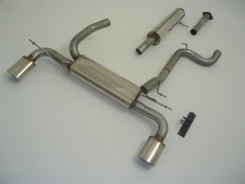 Friedrich Motorsport Gr.A Duplexanlage für Ford Focus II DA3/DB3, 1.4l 16V 59kW/