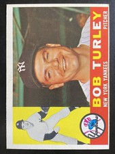 Bob Turley 1960 Topps Baseball New York Yankees #270