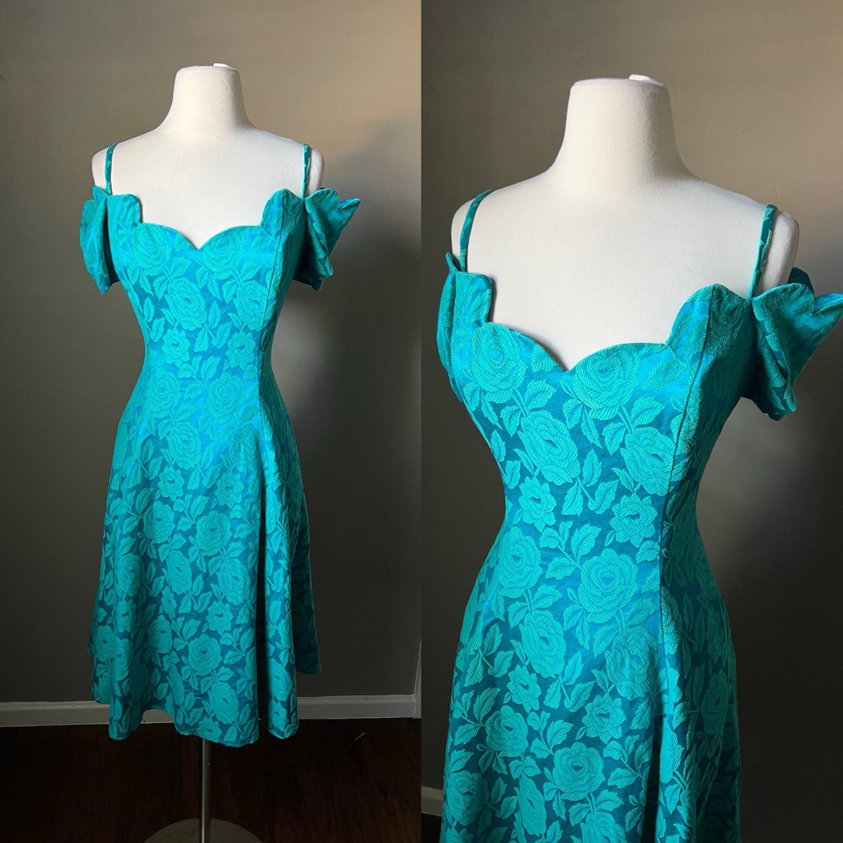 90s off the shoulder dress Vintage 90s Midnight Velvet Off the Shoulder Mini Dress