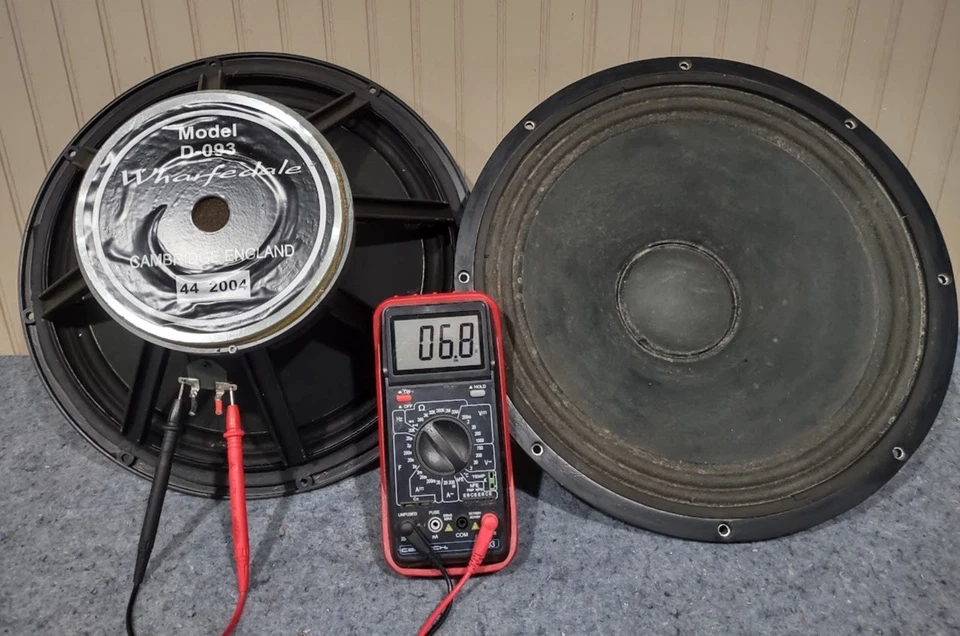 2x WOOFERS WHARFEDALE D-093 15"-8Ω-WOOFERS-PAR-OHM Y AUDIBLEMENTE PROBADO-BIEN EMBALADO Foto 3 de 4