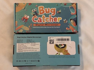 Bug Catcher Digital Microscope For Kids Set Of 2 Stem Science 500X Portable Pink