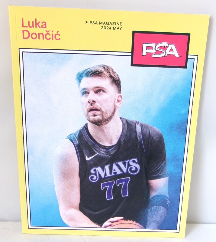 Luka Doncic PSA Magazine May 2024 Yellow Variant - SERIAL NUMBERED 165/250