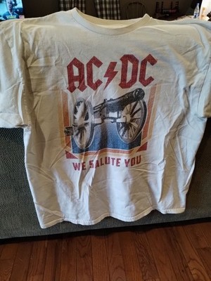AC/DC We Salute You ROCK T Shirt Mens SIZE XL Acdc For Those About To Rock 