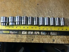 Wright Tool 3/4 Drive Socket Set, 12 Point, M...