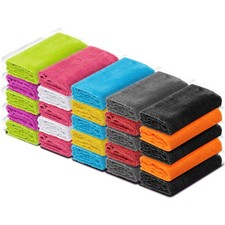 5x Mikrofasertücher 40x40 550GSM Set flauschig fusselfrei Auto - Lack - Interior