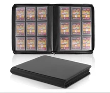 Toploader Binder Holds 324 Toploaders 9 Pocket Top Loader Binders with Sleeves..