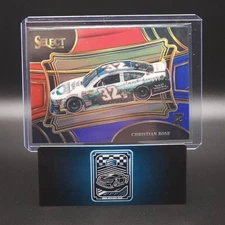 2024 Panini Select - Pit Road Red and Blue Prizm #163 Christian Rose Rookie Card