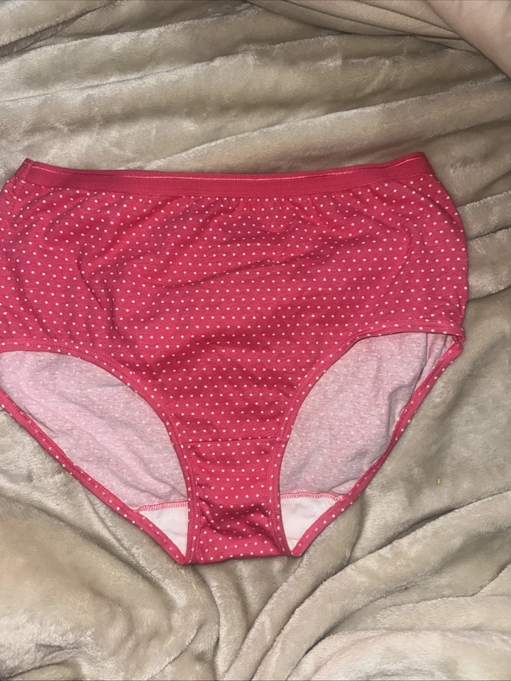 Bragas de Colección Fruit Of The Loom 100% Algodón Rosa Lunares Cintura Alta NUEVAS 7 Foto 2 de 4